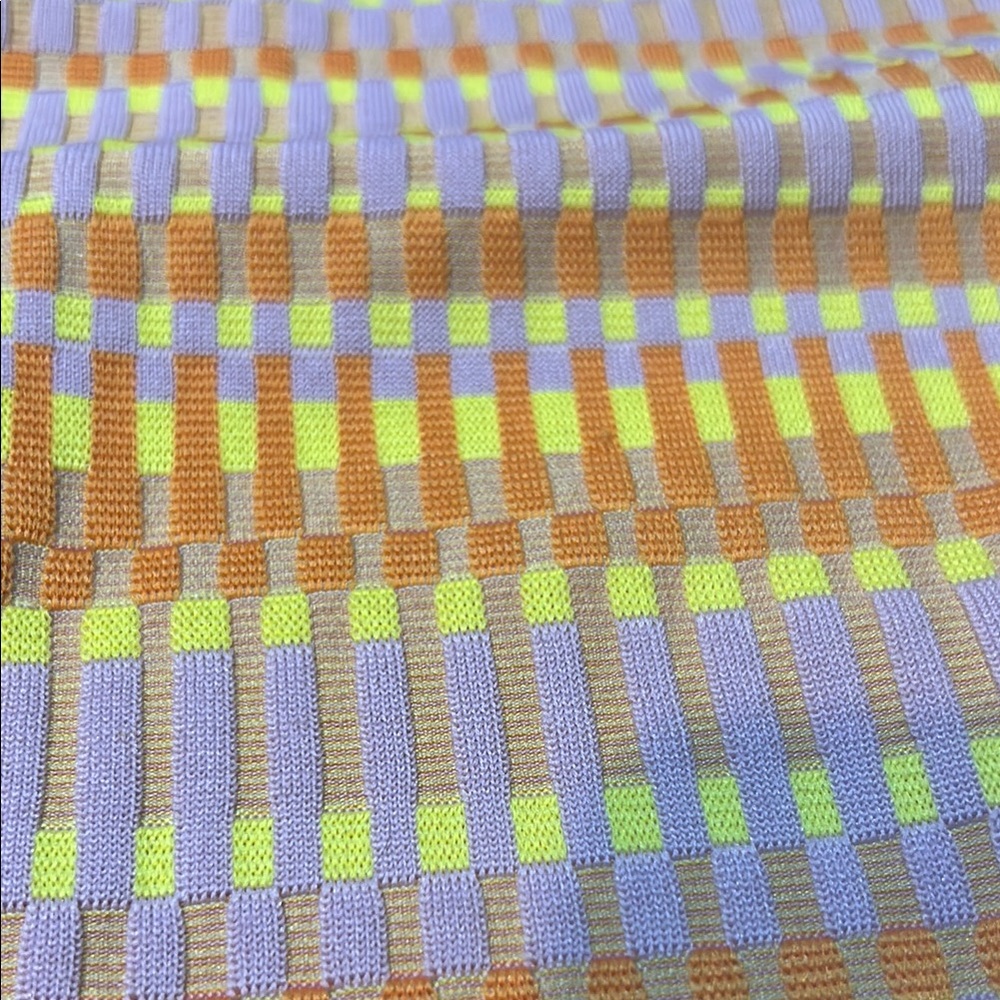 Zara Orange and Yellow Patterned Crop Top - Picture 4 of 7